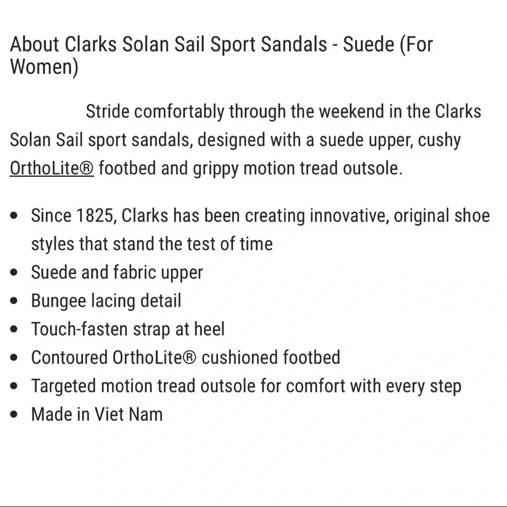 NIB Clarks Solan Sail Fisherman Sandal Navy Combi Suede